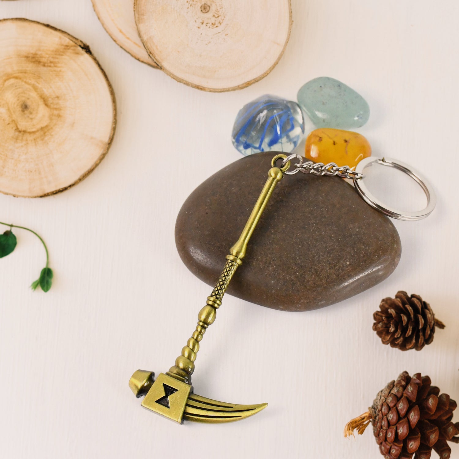 Metal Hammer Shape Keychain (1 Pc) Metal Hammer Shape Keychain (1 Pc)